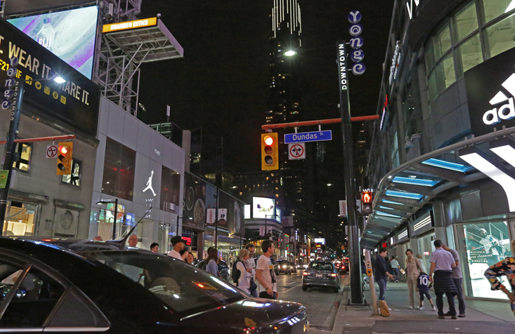 Lawrence Park is bordered on one side by Yonge Street