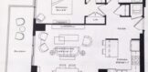 Floor Plan for 1 Bedford Suite 2003